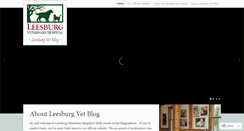 Desktop Screenshot of leesburgvetblog.com