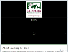 Tablet Screenshot of leesburgvetblog.com
